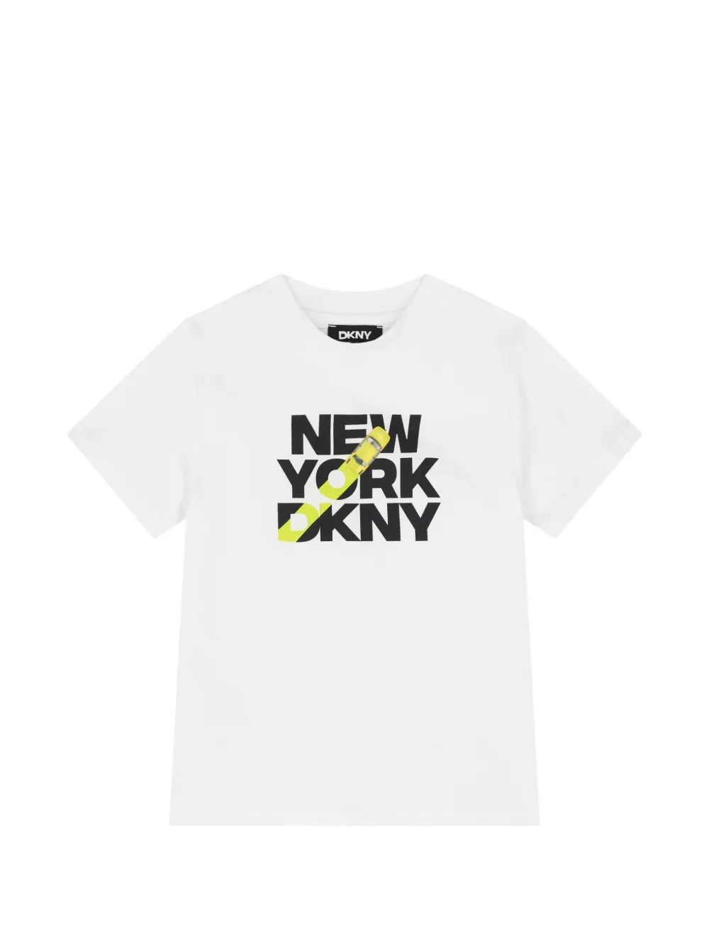 Dkny Kids' Logo-print T-shirt In White