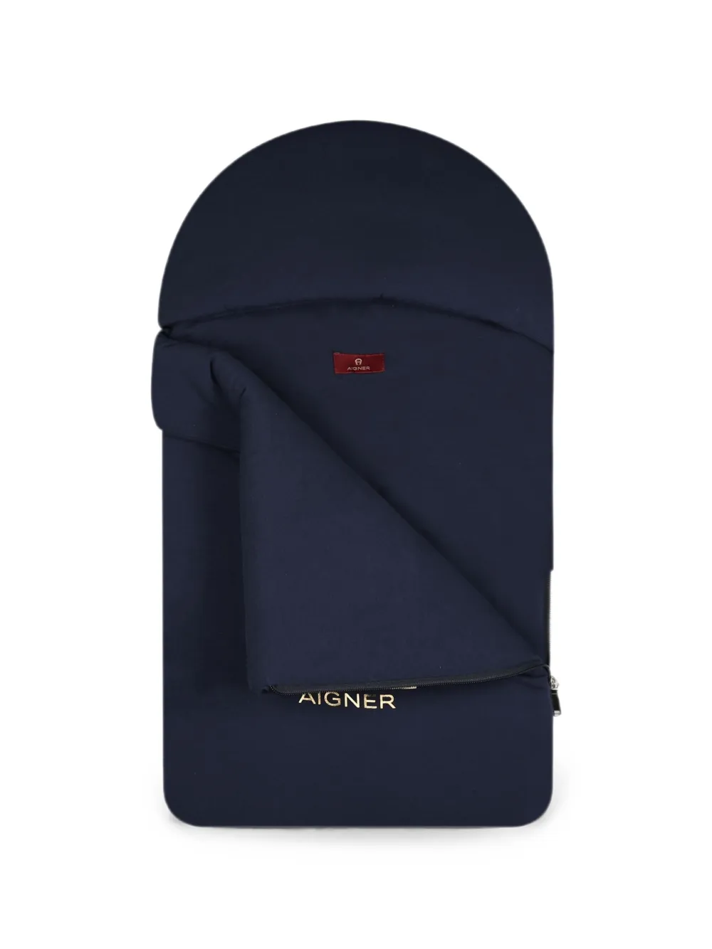 Aigner Kids Babydeken met logoprint Blauw