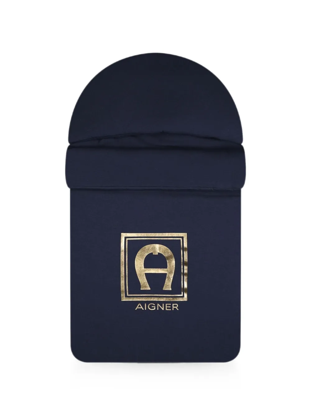 Aigner Kids logo-print nest - Blu