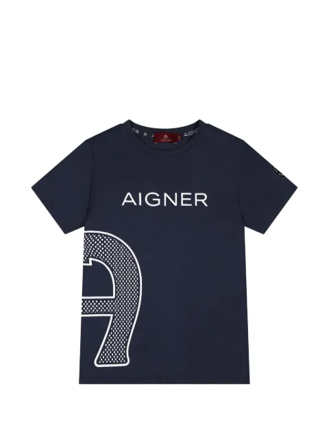 Aigner Kids logo-print T-shirt