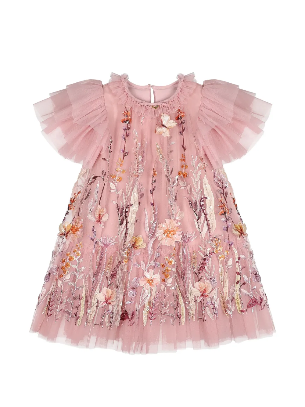 ANGEL'S FACE KIDS Abito Heather in tulle con paillettes - Rosa