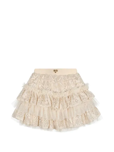 ANGEL'S FACE KIDS Olivia sequin-embellished ruffled skirt