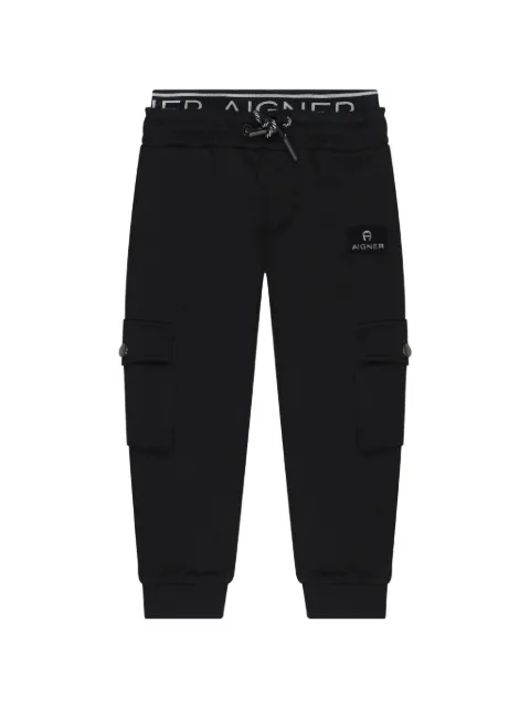 Aigner Kids pants cargo con logo en la pretina