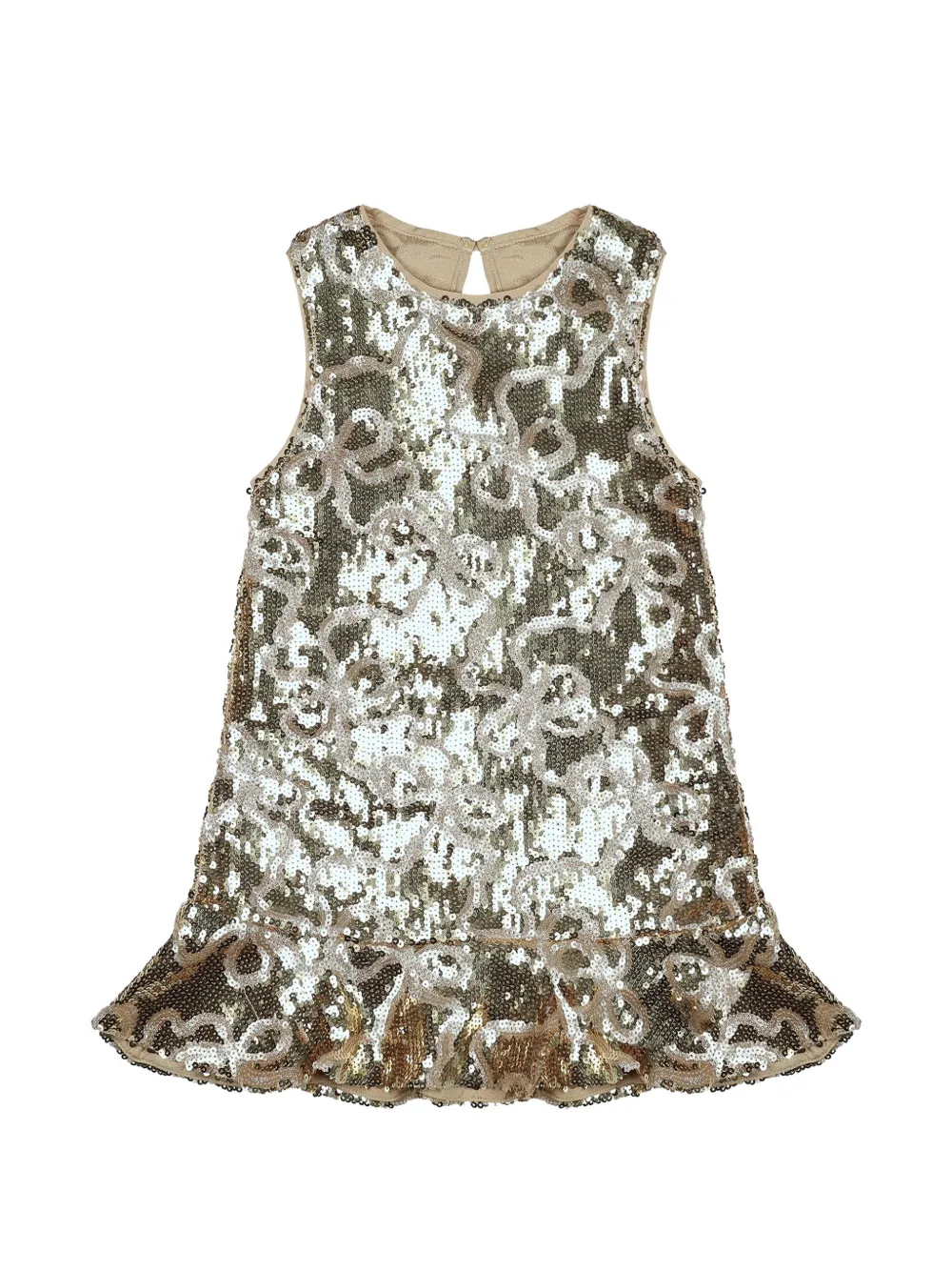ANGEL'S FACE KIDS Abito con ruches e paillettes - Oro