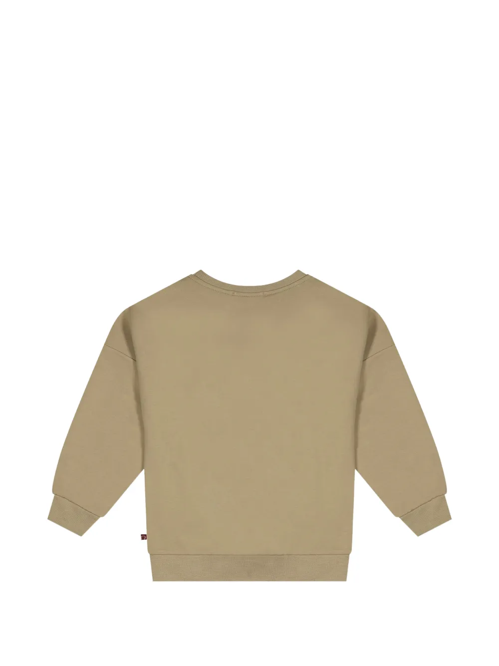 Aigner Kids bear-patchwork logo-embroidered sweater Beige