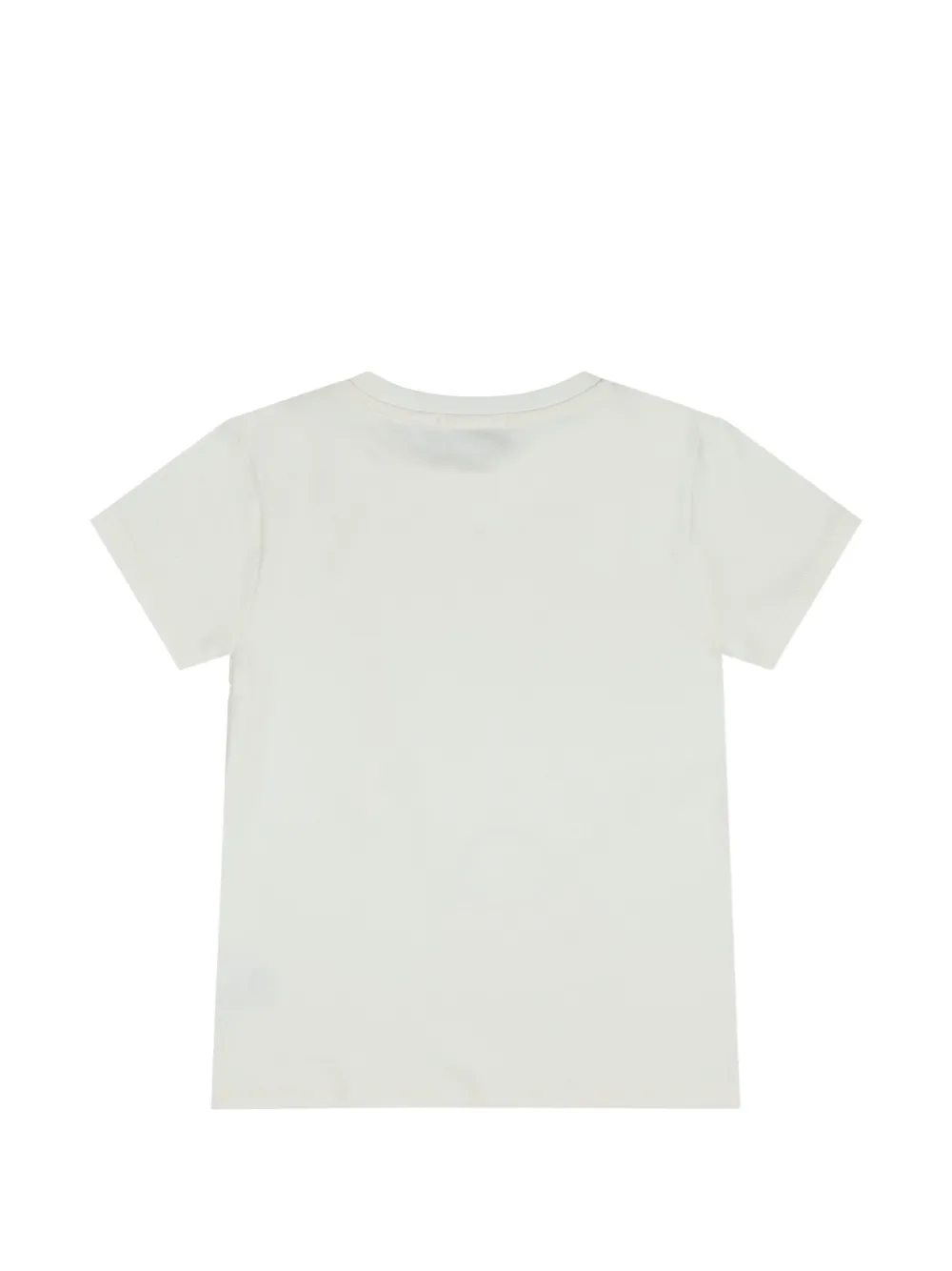 Aigner Kids handbag-print crew-neck T-shirt Beige