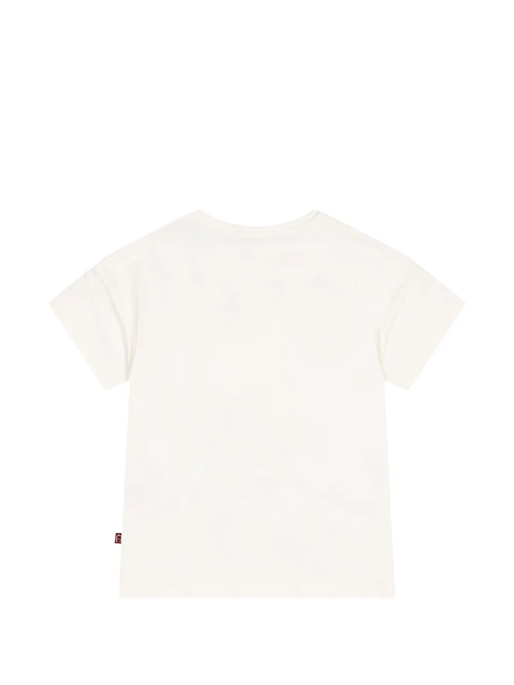 Aigner Kids T-shirt met teddybeer-patroon en textuur Wit