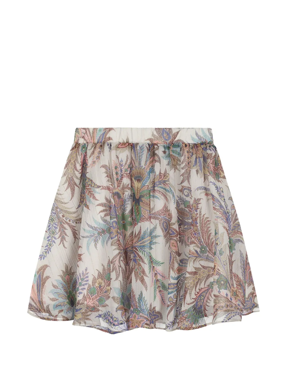 ETRO KIDS Lamé rok met paisley-print Beige