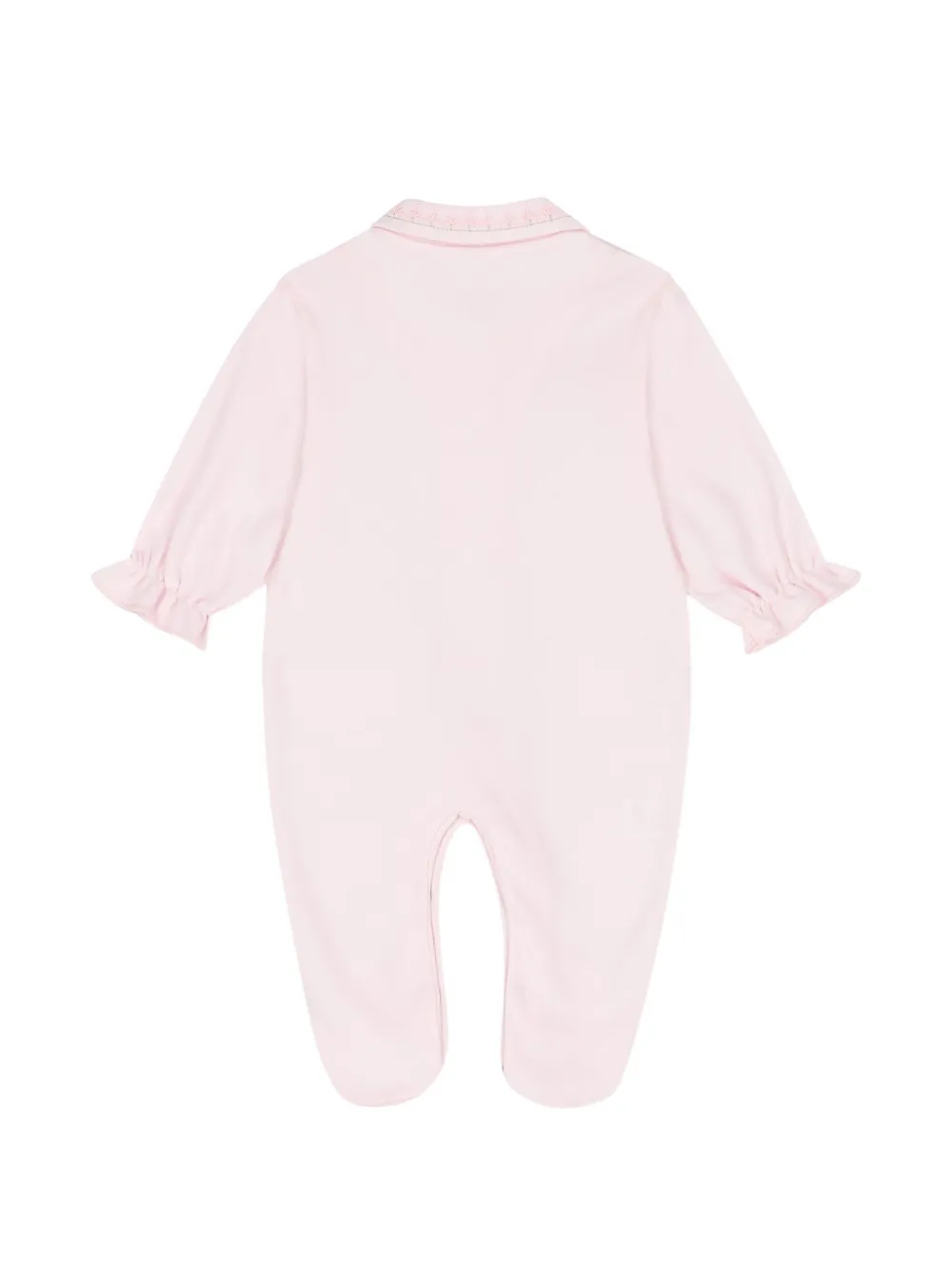 SOFIJA detail-embroidered ruffled pajamas Roze