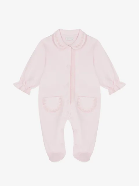 SOFIJA detail-embroidered ruffled pajamas