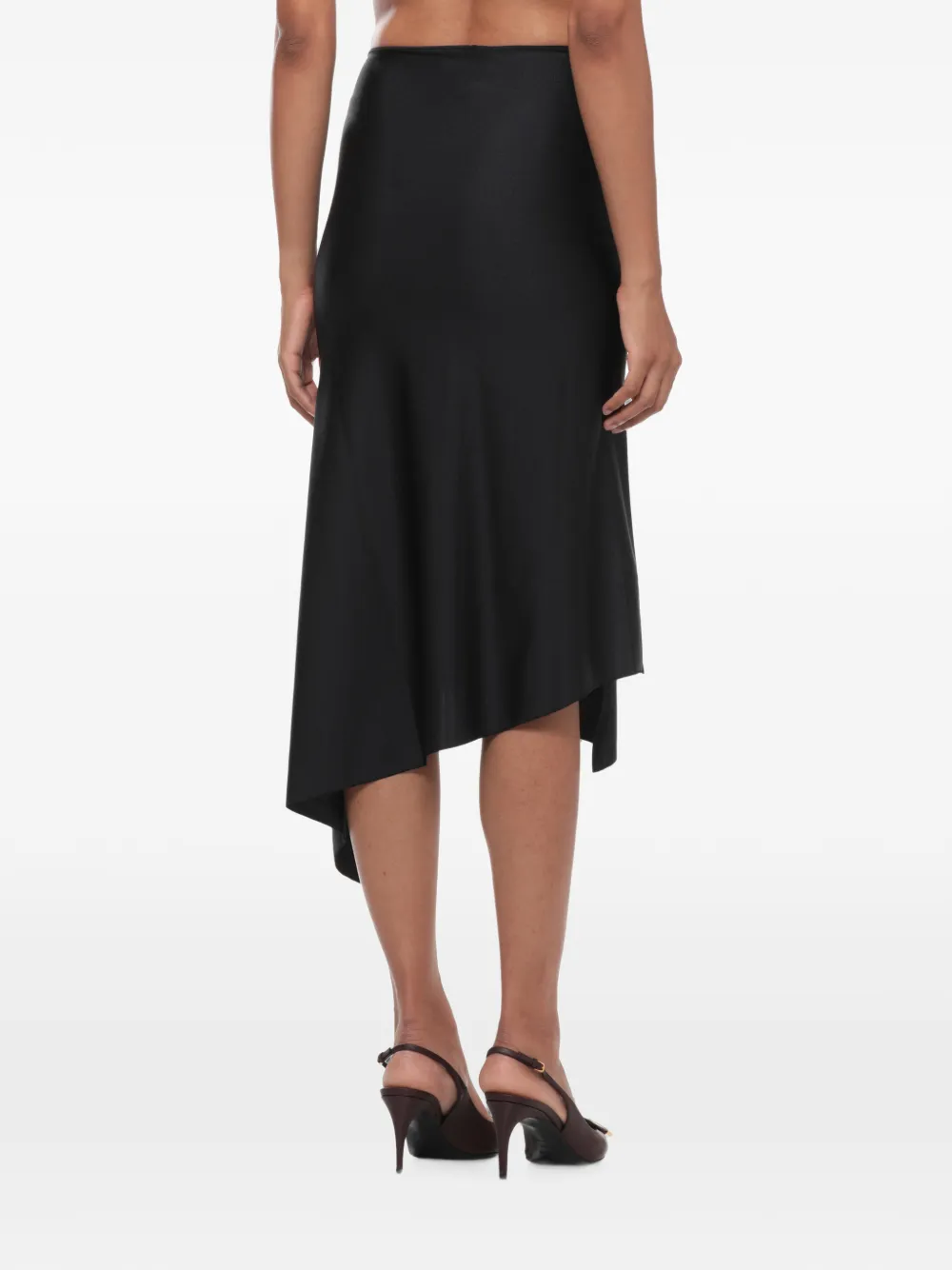 Coperni Rok met bloem Zwart