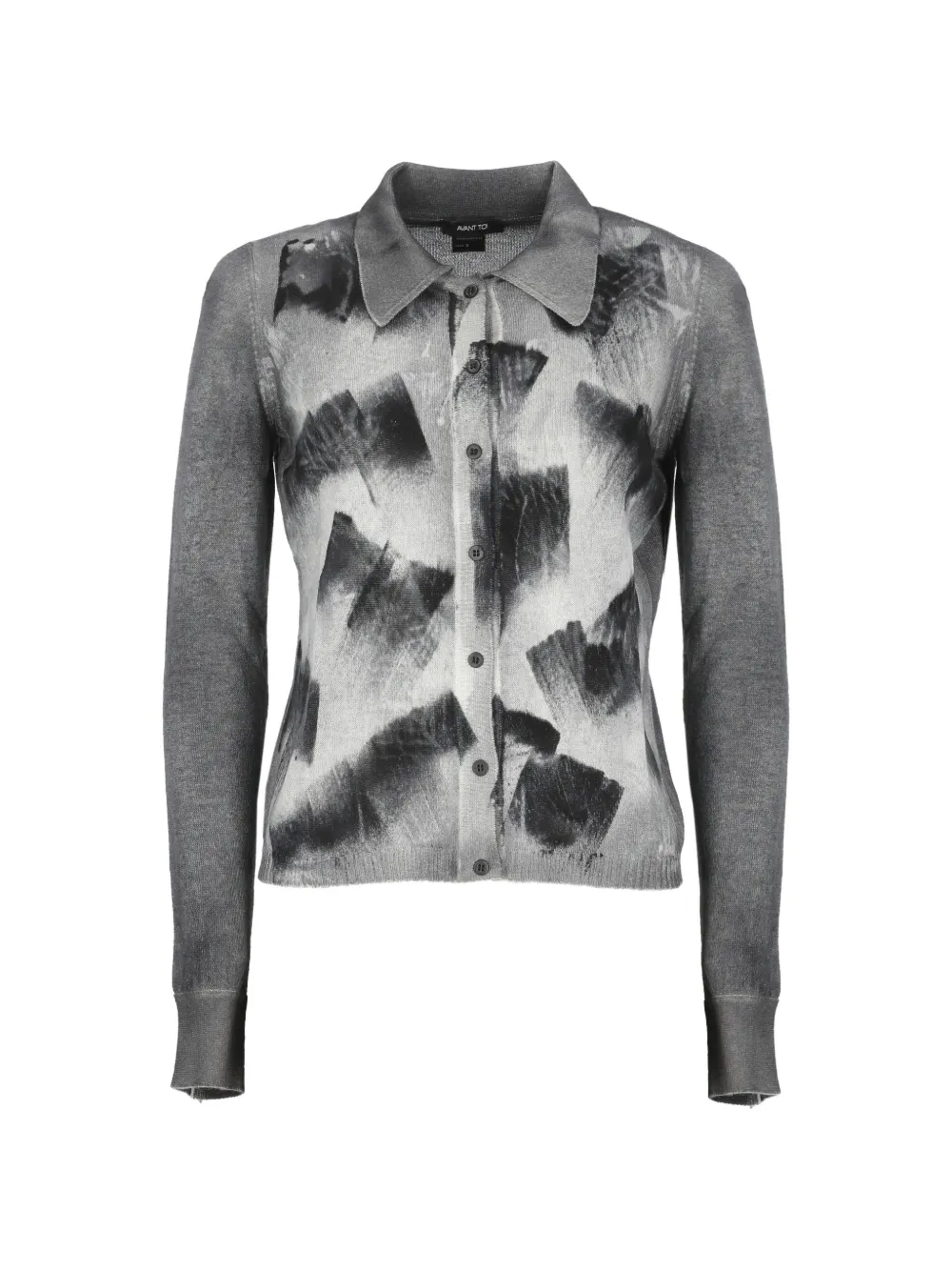 Avant Toi patterned cardigan - Grau