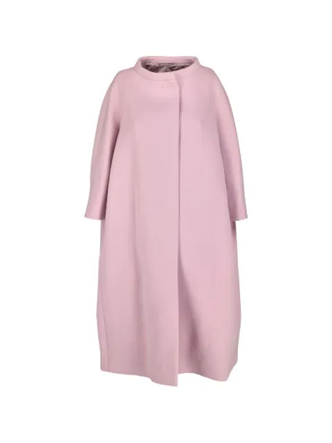 Jil Sander Pre-Owned abrigo con cuello alzado