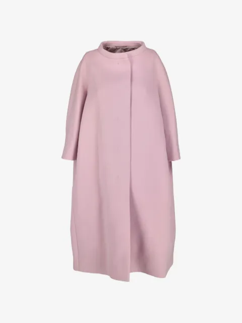 Jil Sander Pre-Owned funnel-neck wool coat