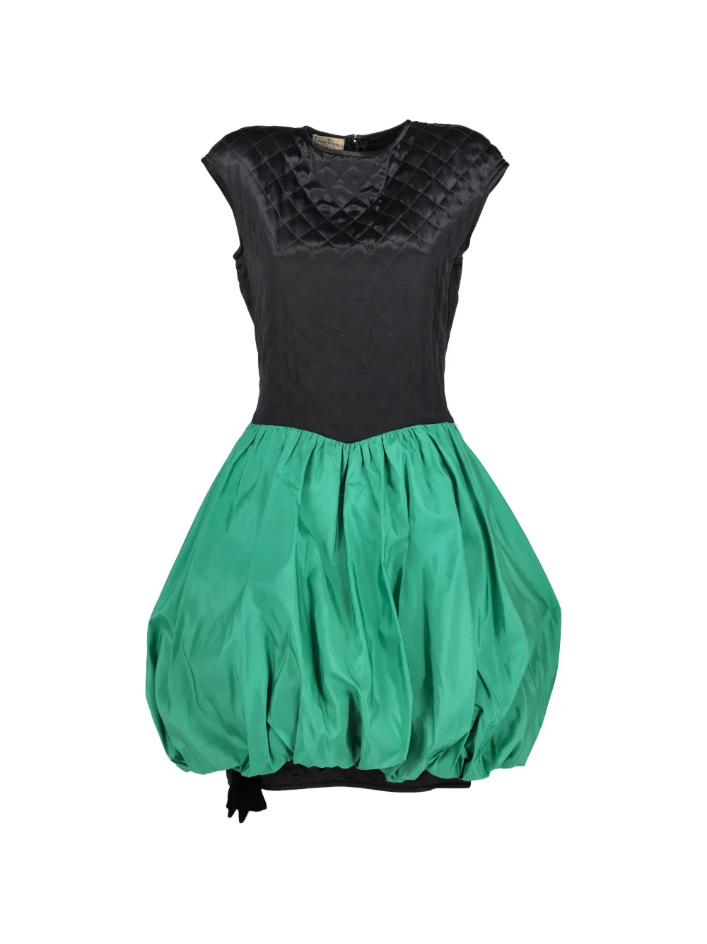 Valentino Pre-Owned balloon-skirt mini dress - Verde