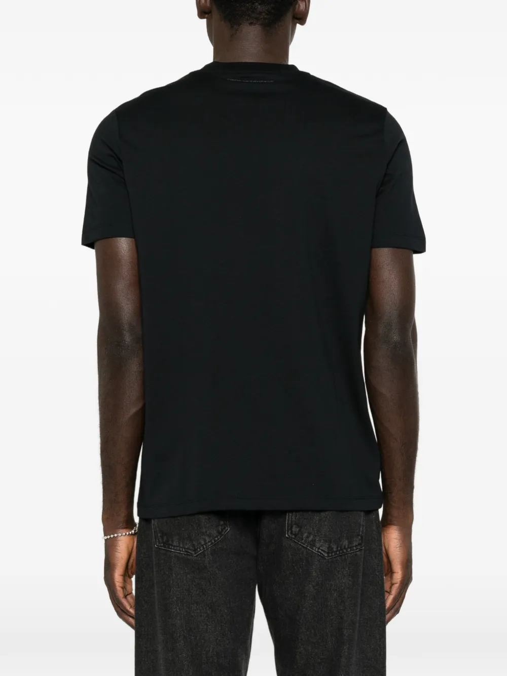 Karl Lagerfeld Katoenen T-shirt met logopatch Zwart