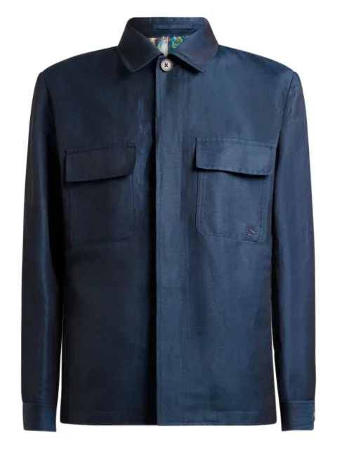 ETRO cashmere and wool cloth overshirt