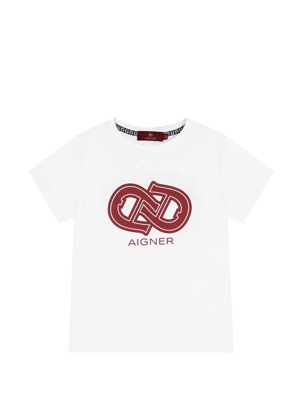 Aigner Kids T-shirt con logo - Bianco