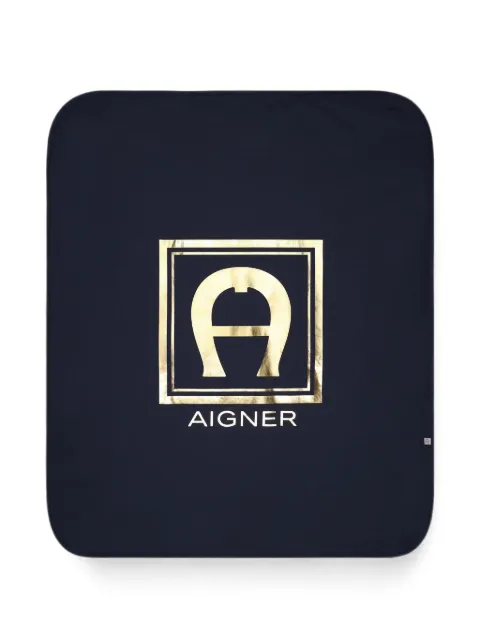 Aigner Kids logo-print blanket