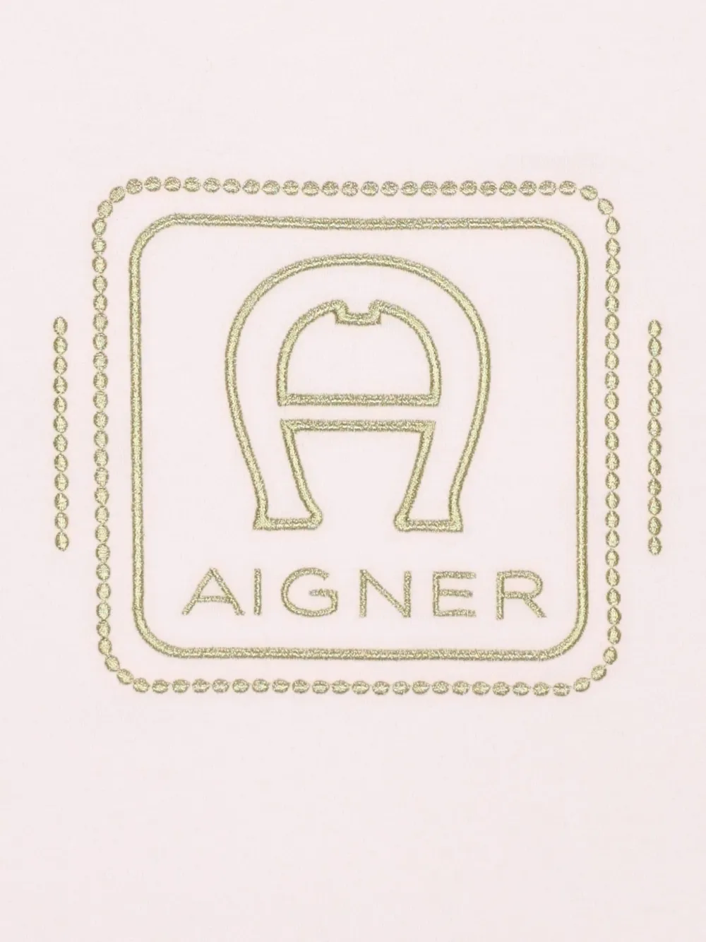 Aigner Kids Slaapzak met geborduurd logo en patroon Roze