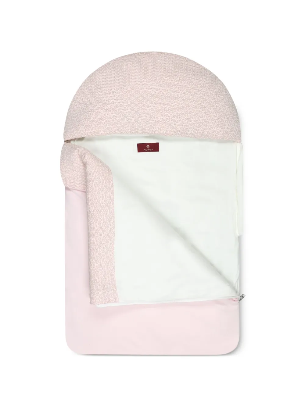 Aigner Kids Slaapzak met geborduurd logo en patroon Roze
