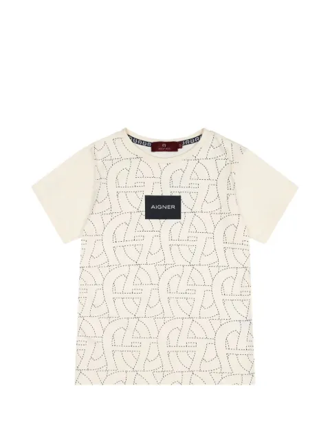 Aigner Kids logo-print T-shirt