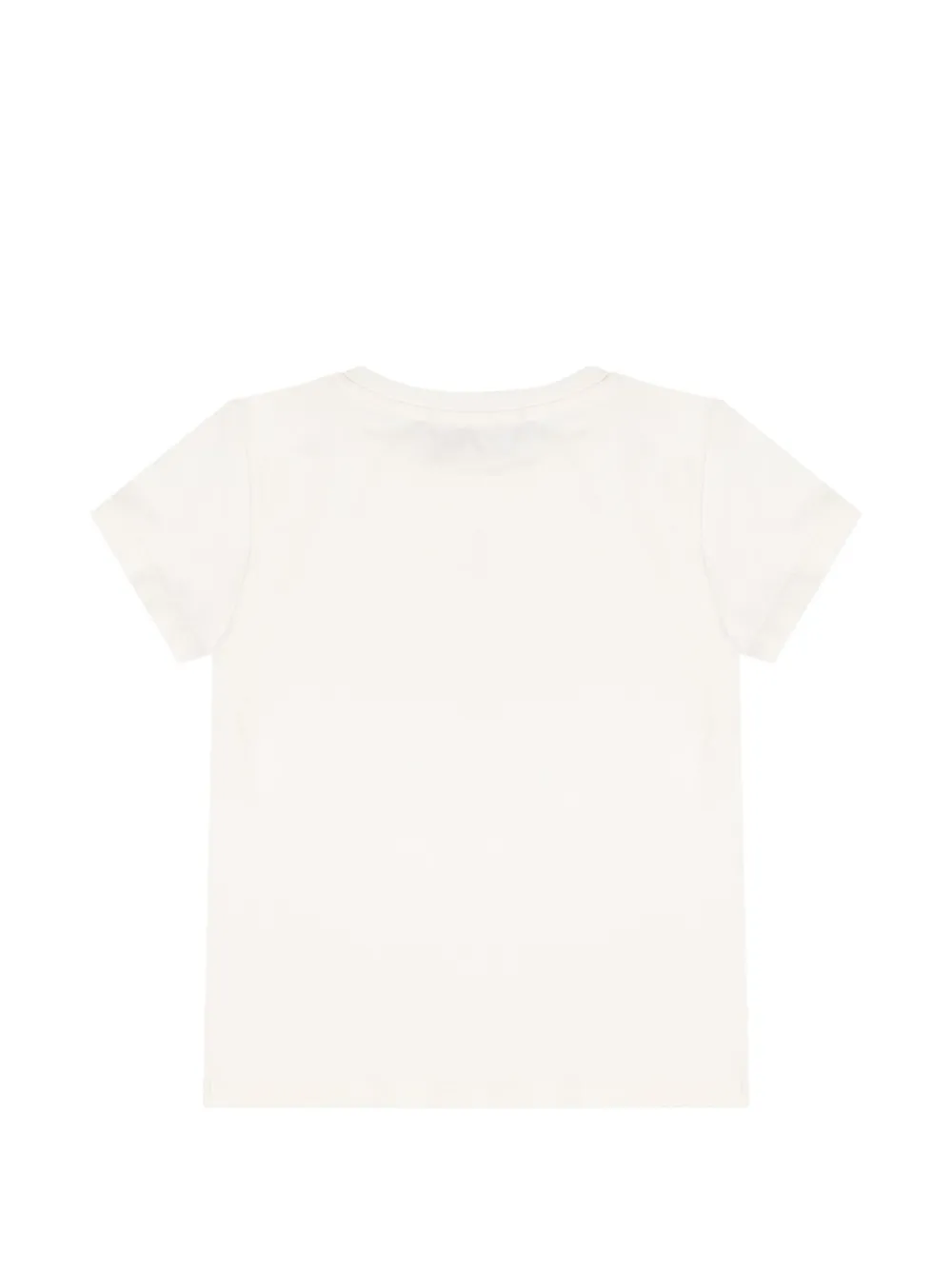 Aigner Kids heart-print logo-print T-shirt Beige