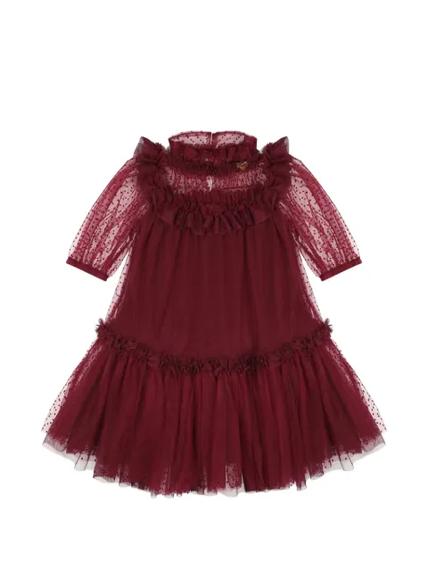 ANGEL'S FACE KIDS Myrtisa ruffled polka-dot dress