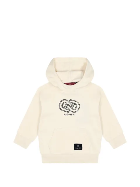 Aigner Kids Hoodie met geborduurd logo