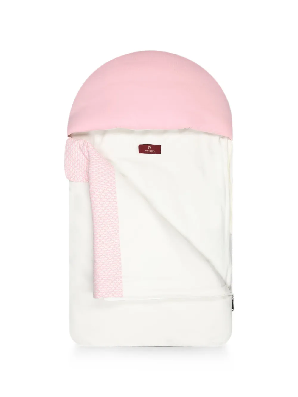 Aigner Kids Slaapzak met beer-patroon en logo-print Wit