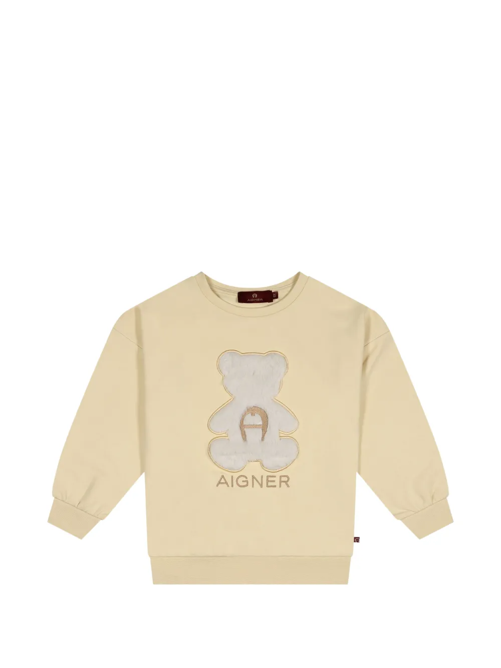 Aigner Kids teddy bear-motif sweatshirt - Toni neutri