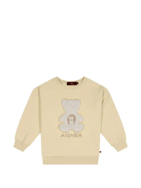 Aigner Kids sudadera con motivo Teddy Bear