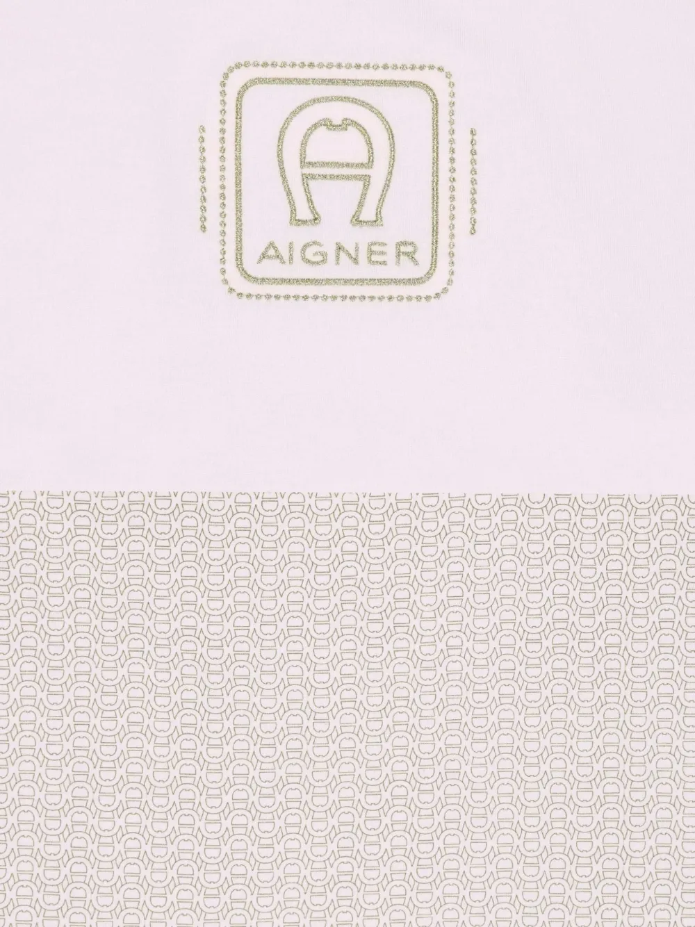 Aigner Kids Deken met monogram-print Roze