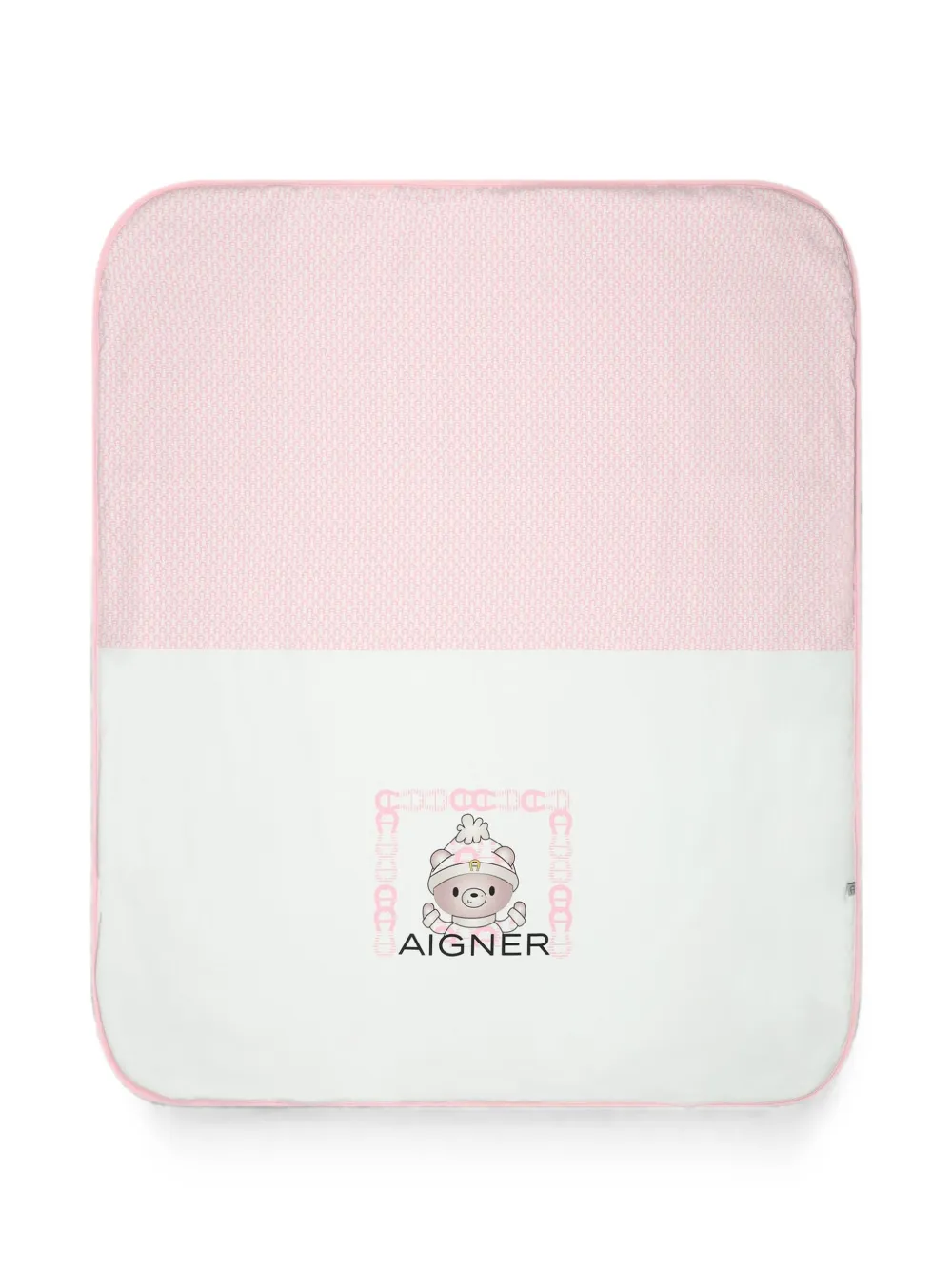 Aigner Kids Coperta con logo - Rosa