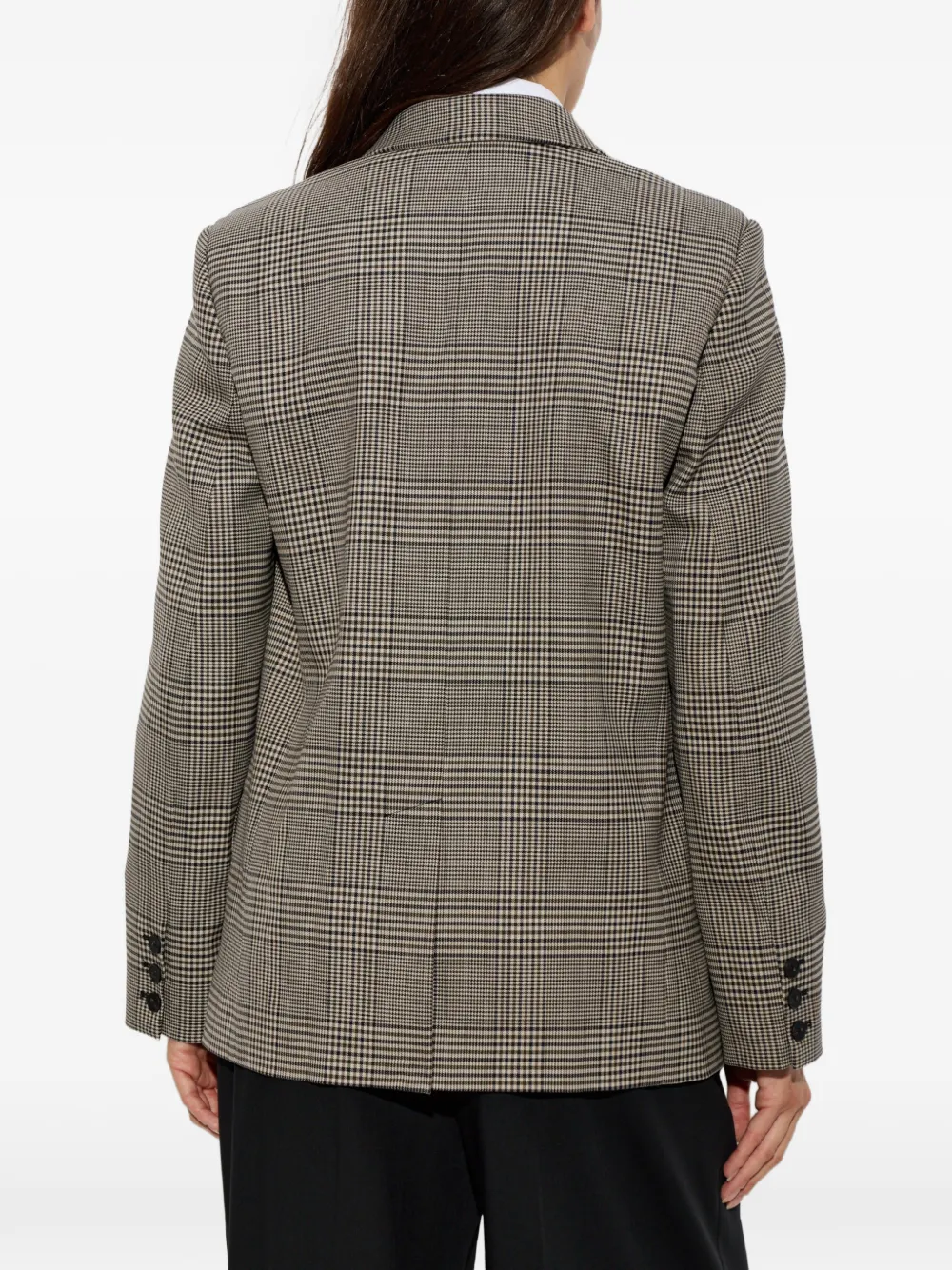 IRO check-pattern blazer Beige