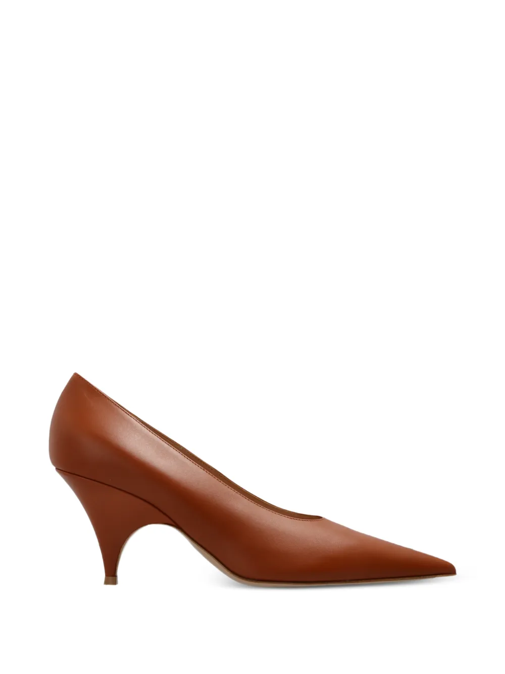 Gianvito Rossi Sofia leather pumps - Brown
