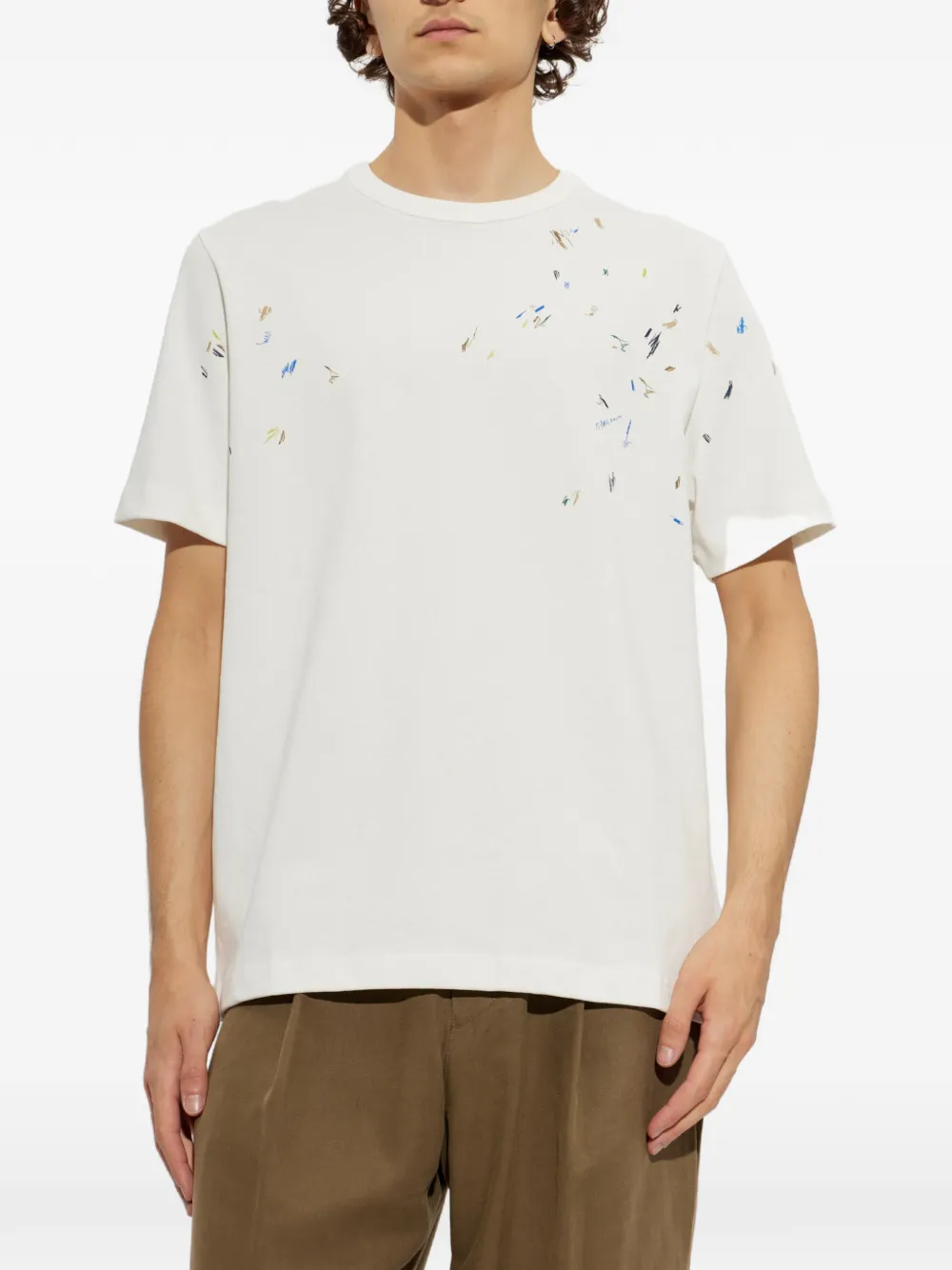 PS Paul Smith T-shirt met print Wit