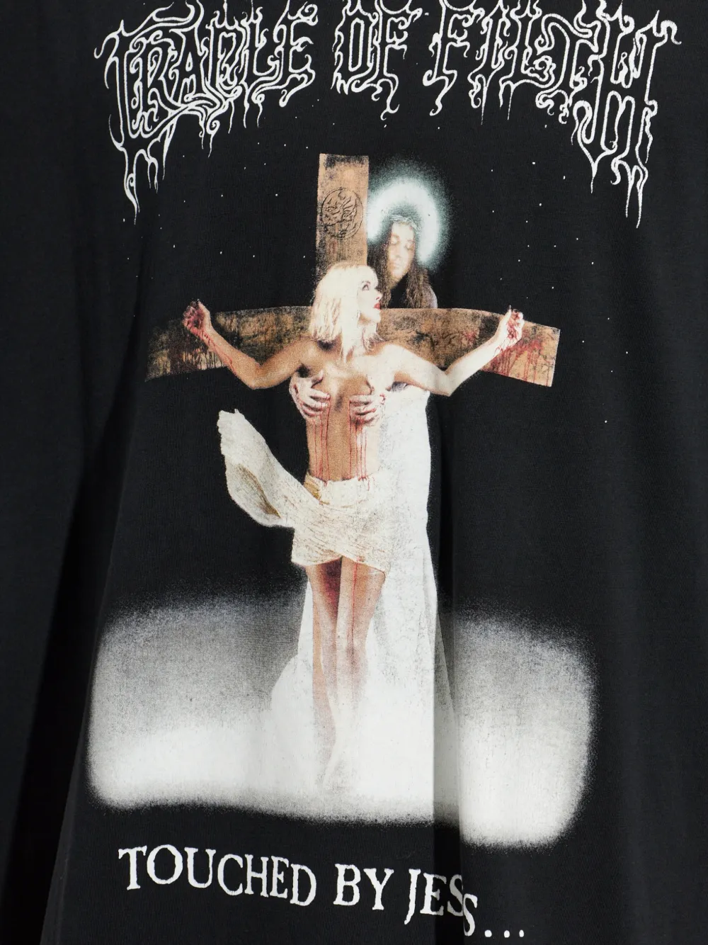VETEMENTS T-shirt met grafische print Zwart