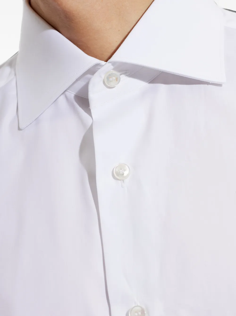 Brioni Overhemd met lange mouwen Wit