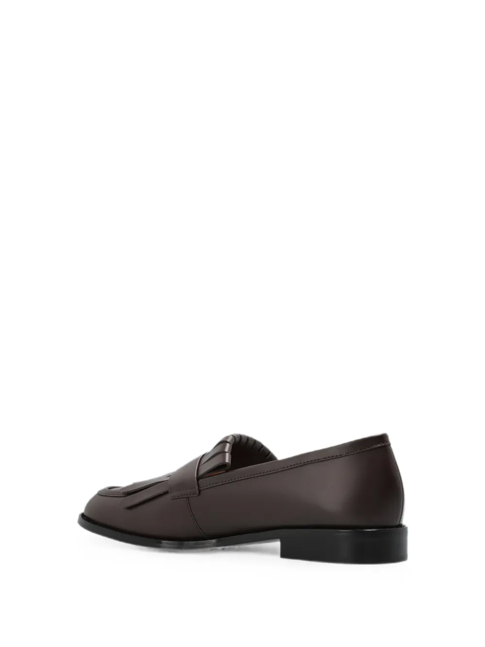 Furla fringe-detail logo-plaque loafers Bruin