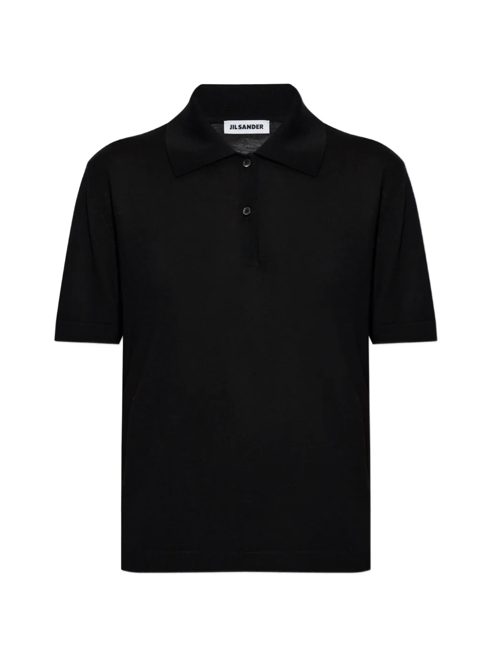 Jil Sander short-sleeve polo shirt - Nero