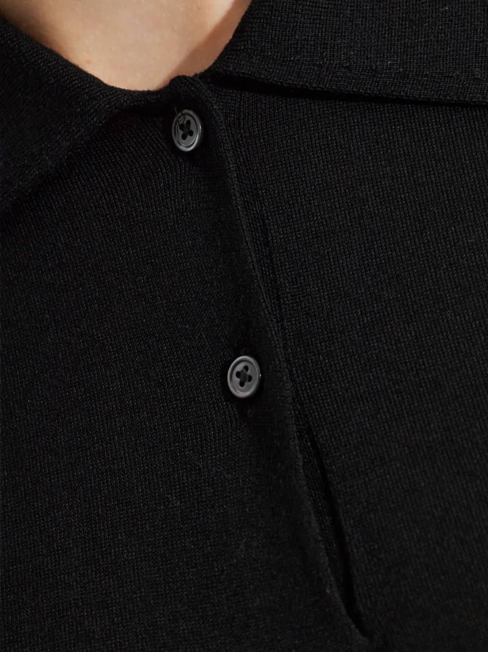 Jil Sander Poloshirt met korte mouwen Zwart