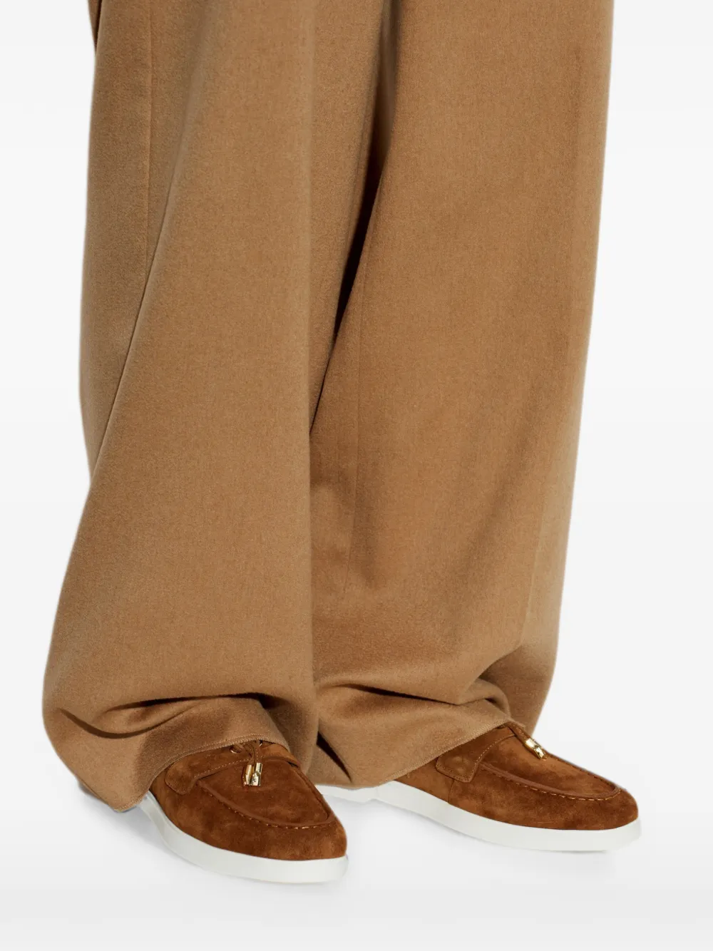 Furla Goccia suede loafers Bruin