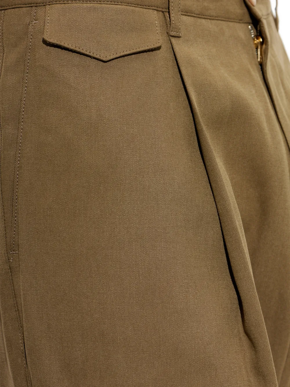 Paul Smith Straight plooibroek Bruin