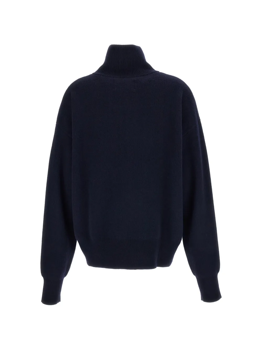 extreme cashmere Vest met hoge hals en rits Blauw