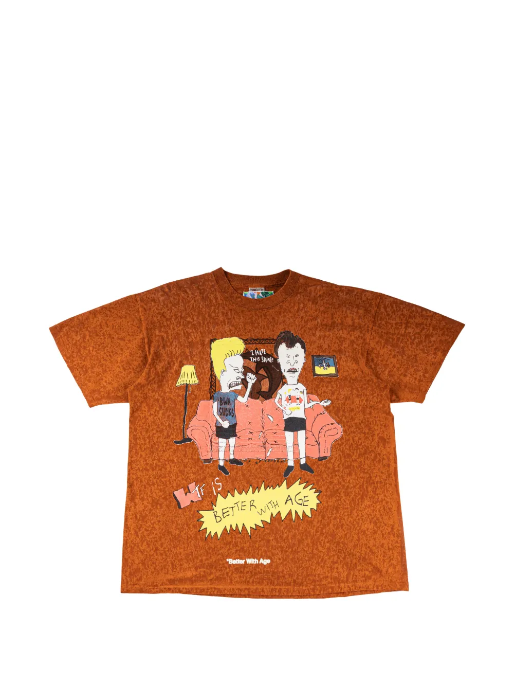 Better with Age Dumb graphic-print T-shirt - Braun