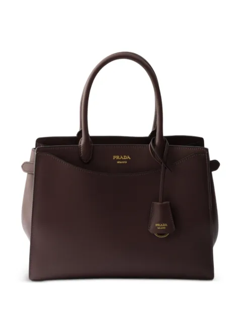 Prada Prelude large leather handbag