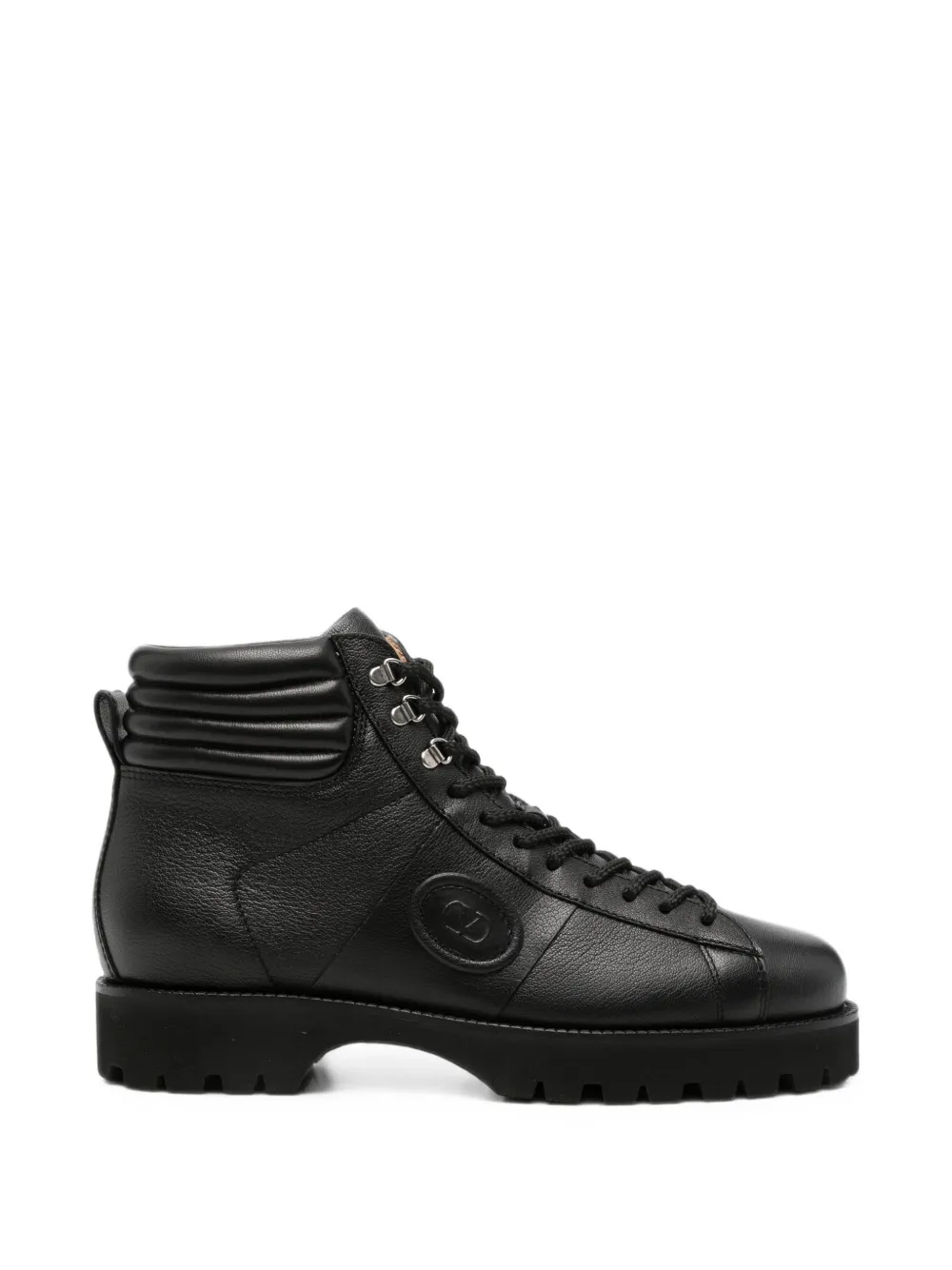 Valentino Garavani VLogo Signature leather boots Zwart