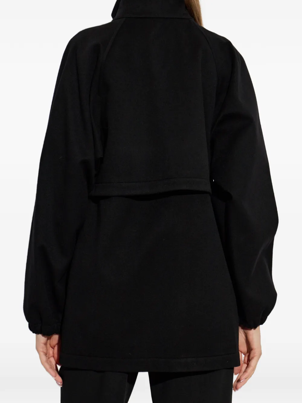 Jil Sander Jack met opstaande kraag Zwart