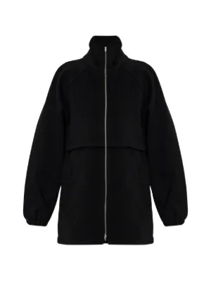Prada Velvet Down Jacket | Black | FARFETCH